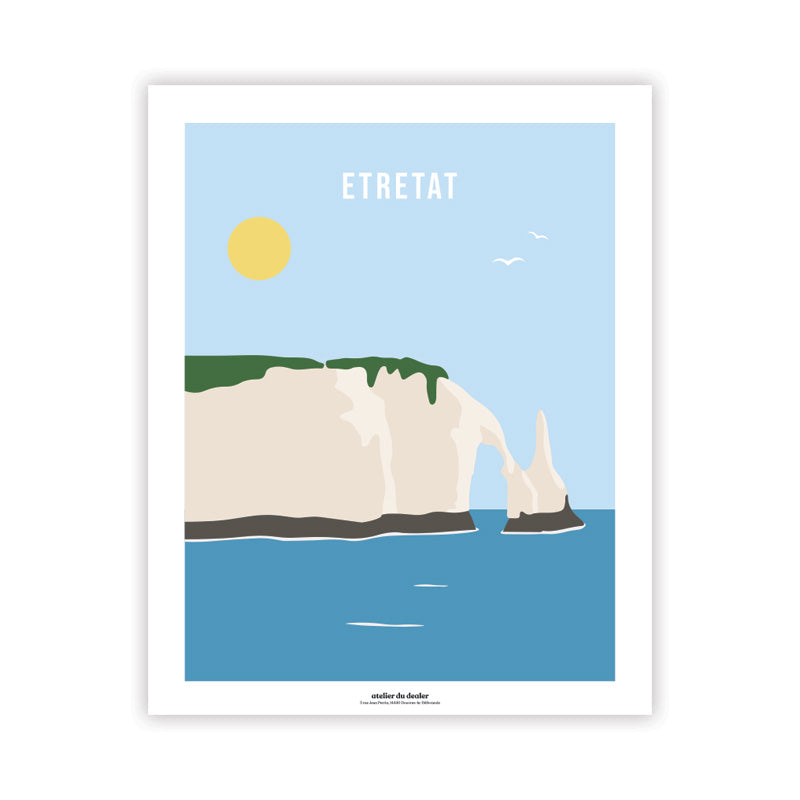 Affiche d'Étretat