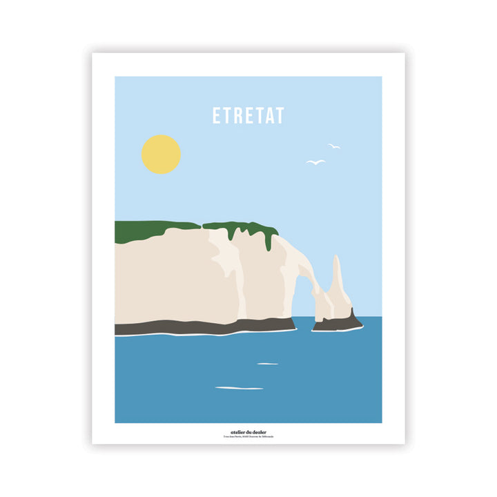 Affiche d'Étretat
