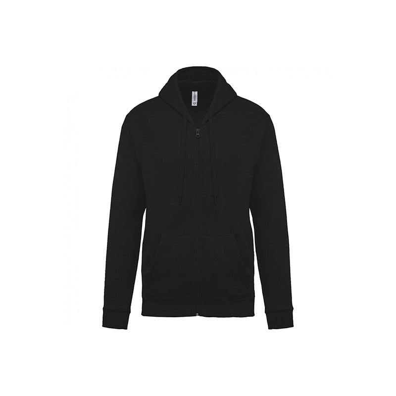 Sweat-shirt zippé capuche unisexe