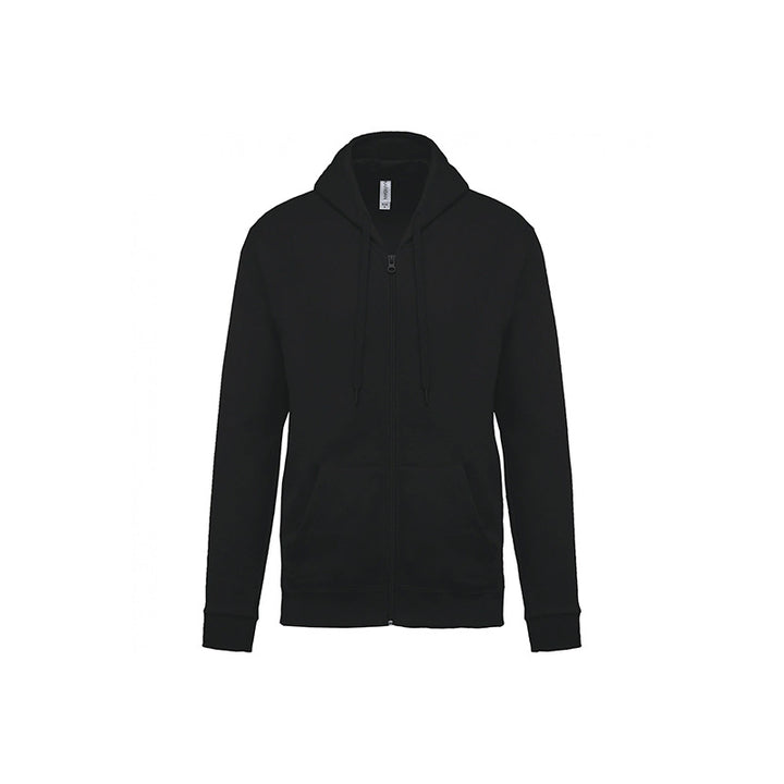 Sweat-shirt zippé capuche unisexe