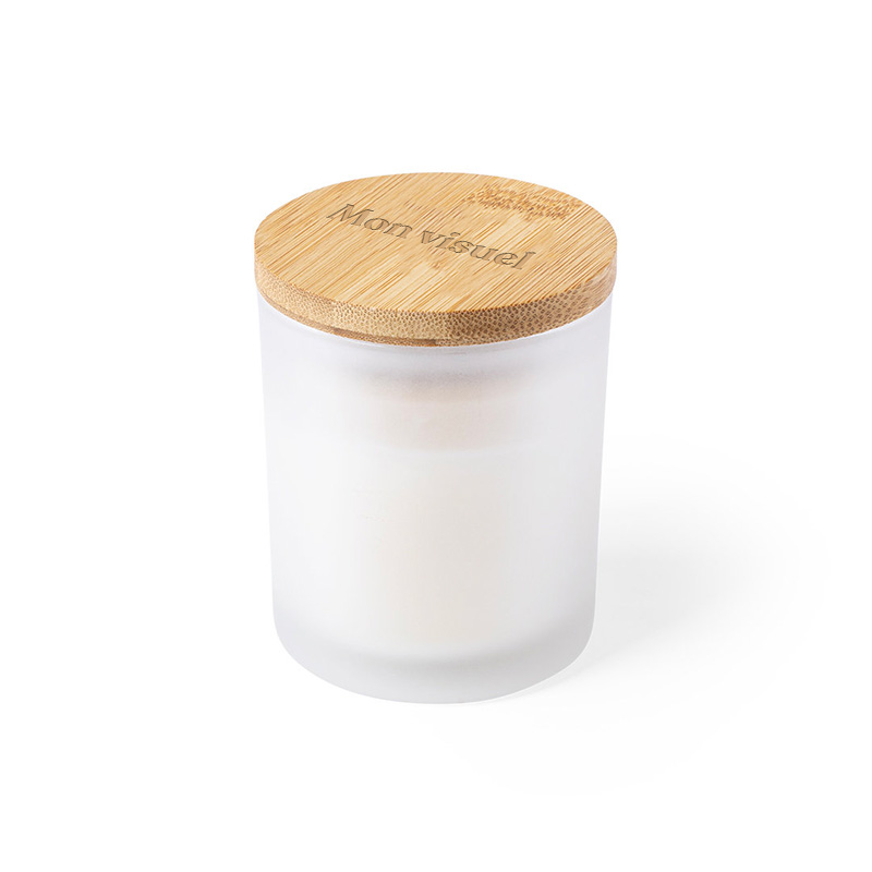 Bougie parfumée à la vanille personnalisée