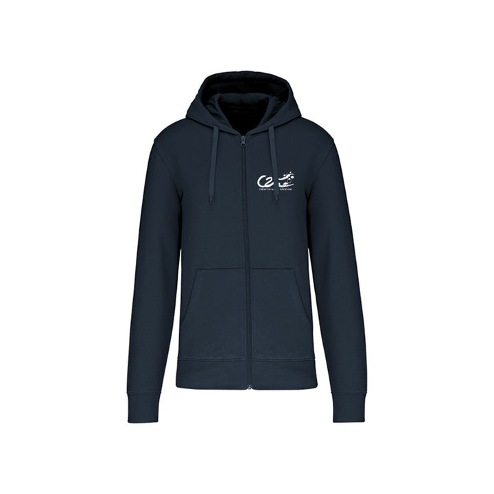 Sweat-shirt zippé Coeur de Nacre Natation pour homme