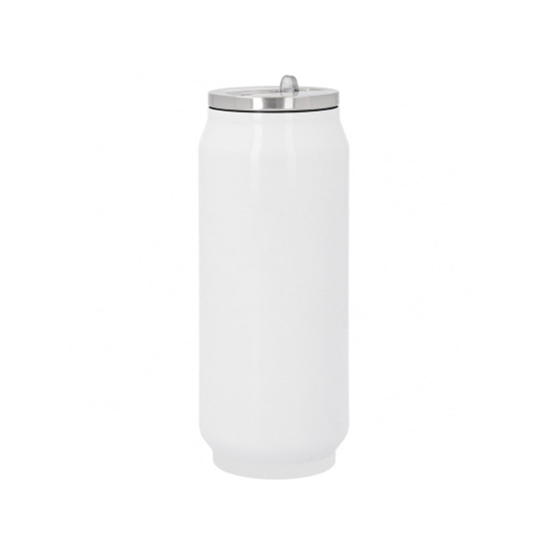 Canette blanche isotherme de 500ml personnalisable