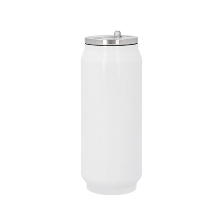 Canette blanche isotherme de 500ml personnalisable