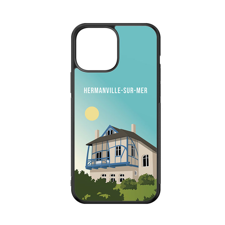 Coque antichoc noire de Hermanville-sur-Mer