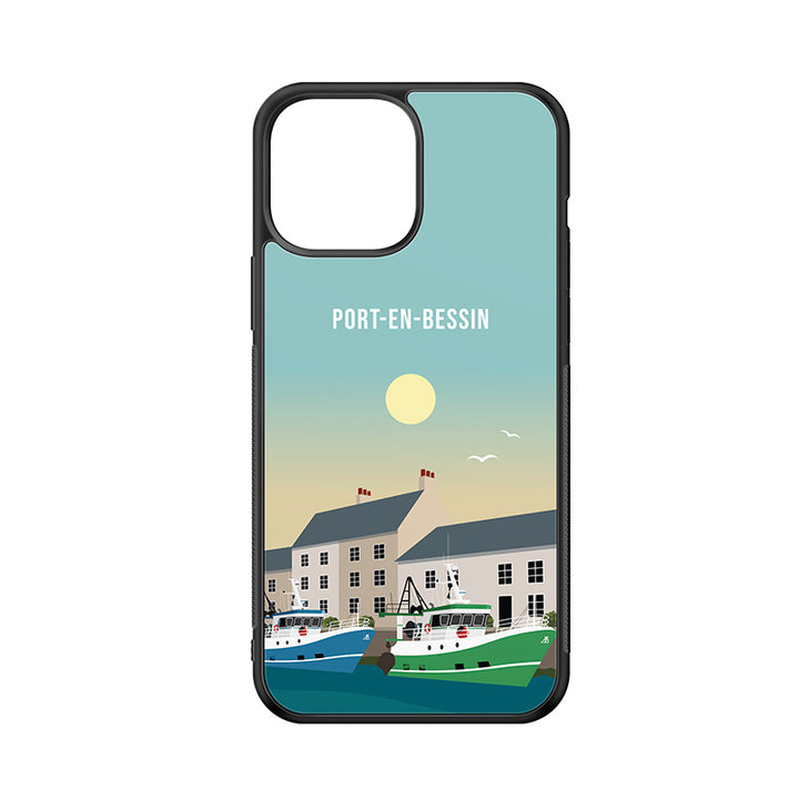 Coque antichoc noire de Port-en-Bessin