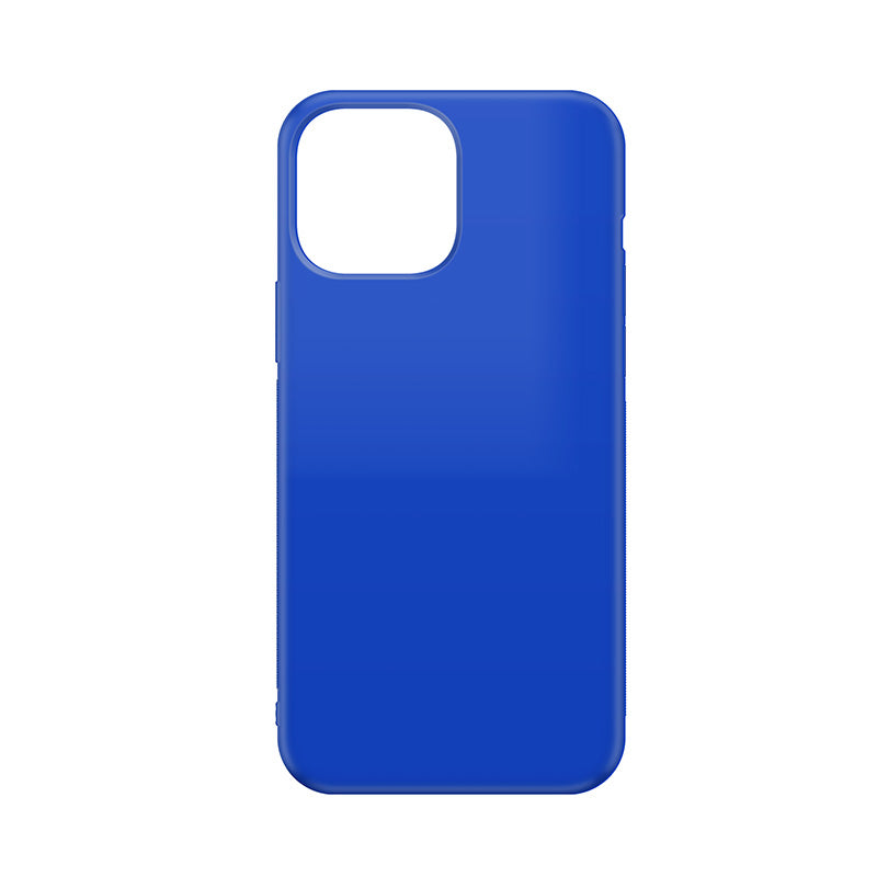 Coque en silicone bleu roi