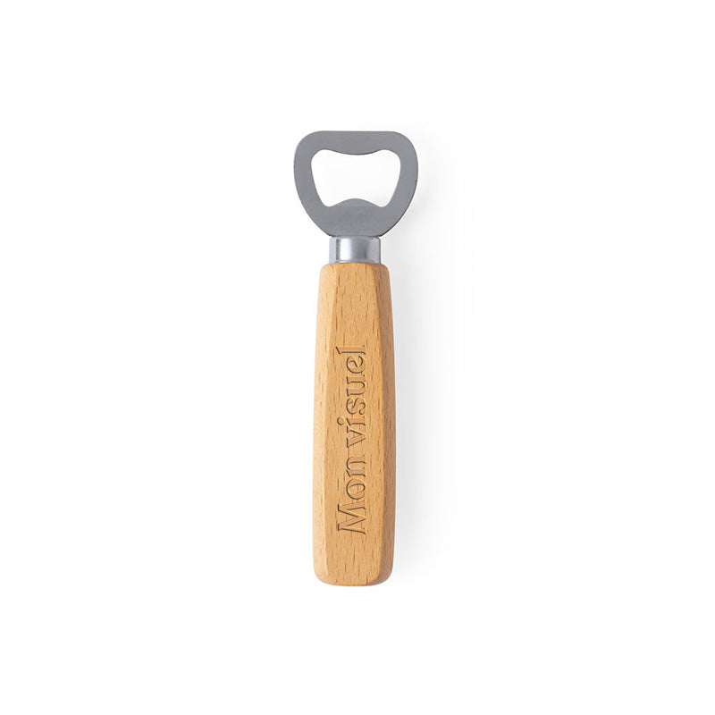 Décapsuleur en bois personnalisé