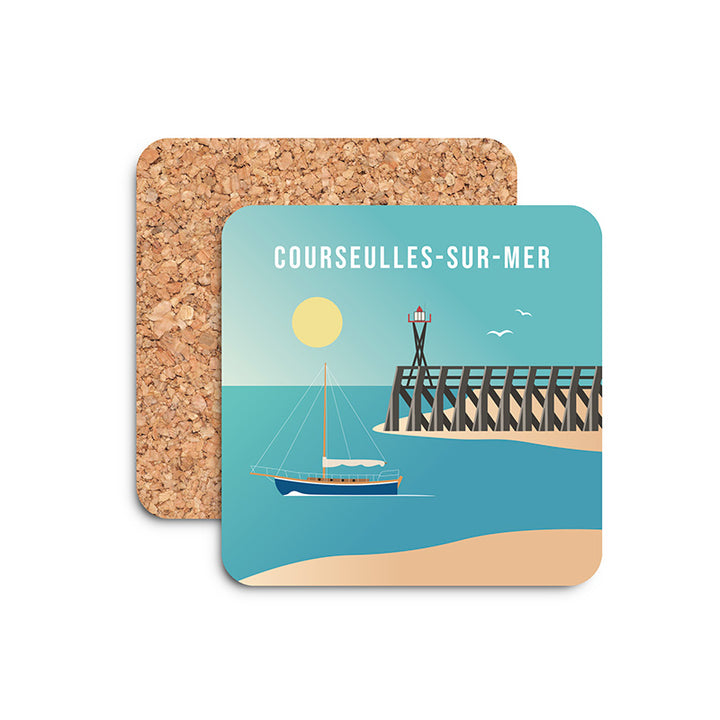 Dessous de verre de Courseulles-sur-Mer