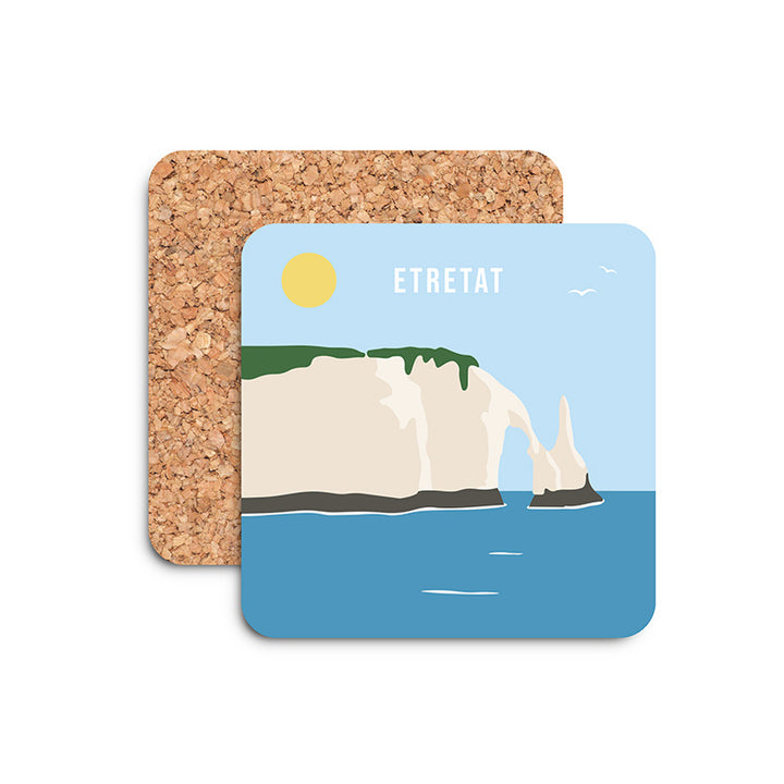 Dessous de verre d'Étretat