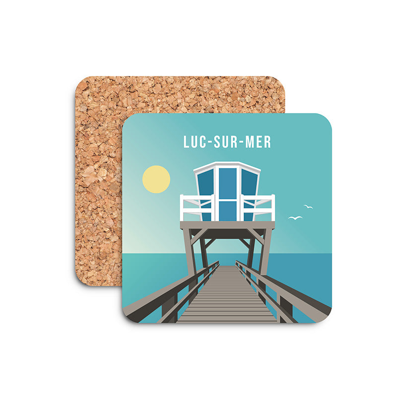 Dessous de verre de Luc-sur-Mer