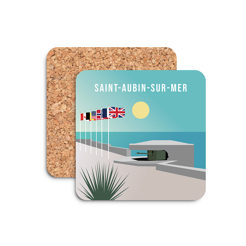 Dessous de verre de Saint-Aubin-sur-Mer