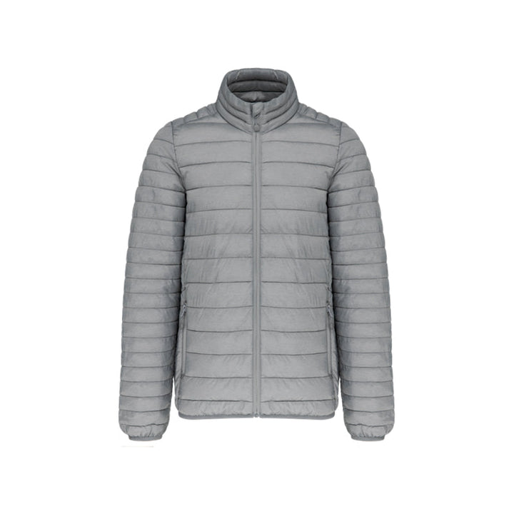 Doudoune manches longues gris personnalisée pour homme
