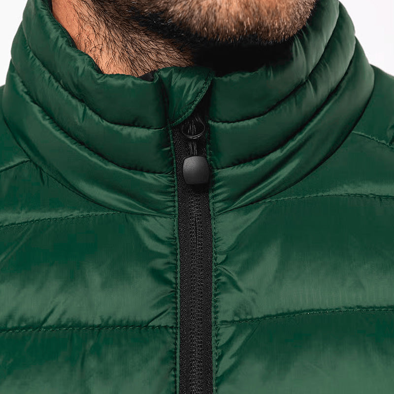 Coutures de la doudoune manches longues personnalisée pour homme