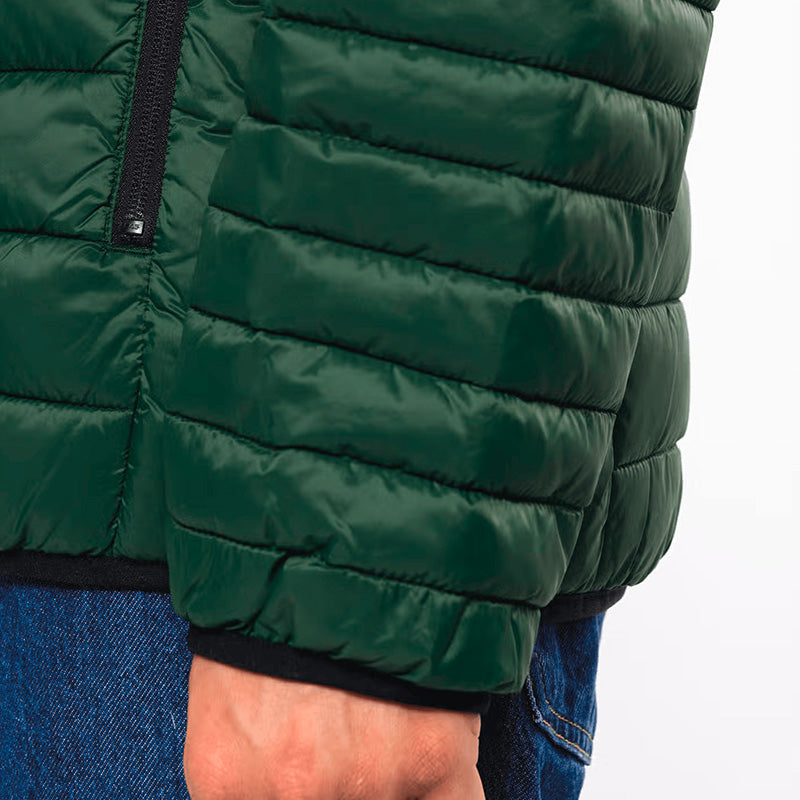 Manches de la doudoune manches longues personnalisée pour homme