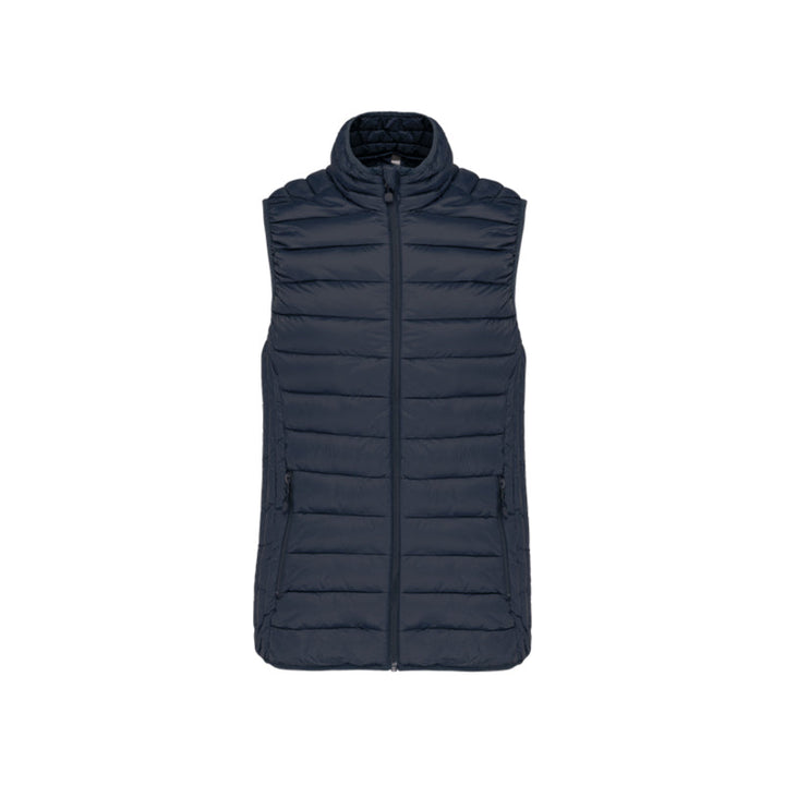 Doudoune sans manches bleu marine personnalisée pour femme