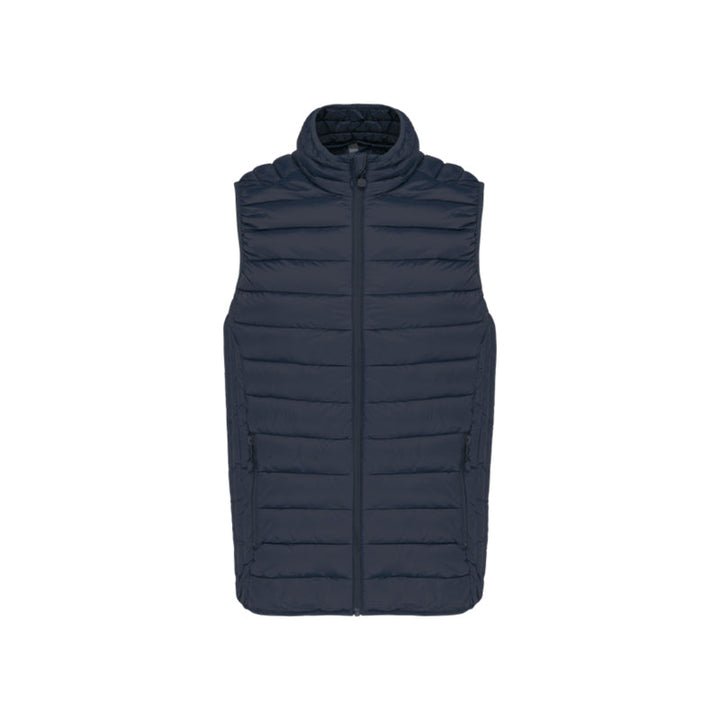 Doudoune sans manches bleu marine personnalisée pour homme