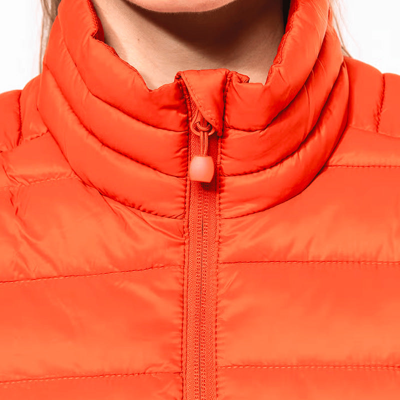 Coutures de la doudoune manches longues personnalisée pour femme