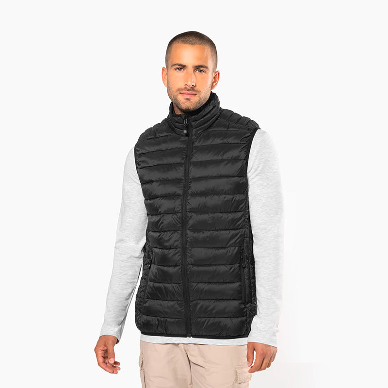 Doudoune sans manches personnalisée pour homme