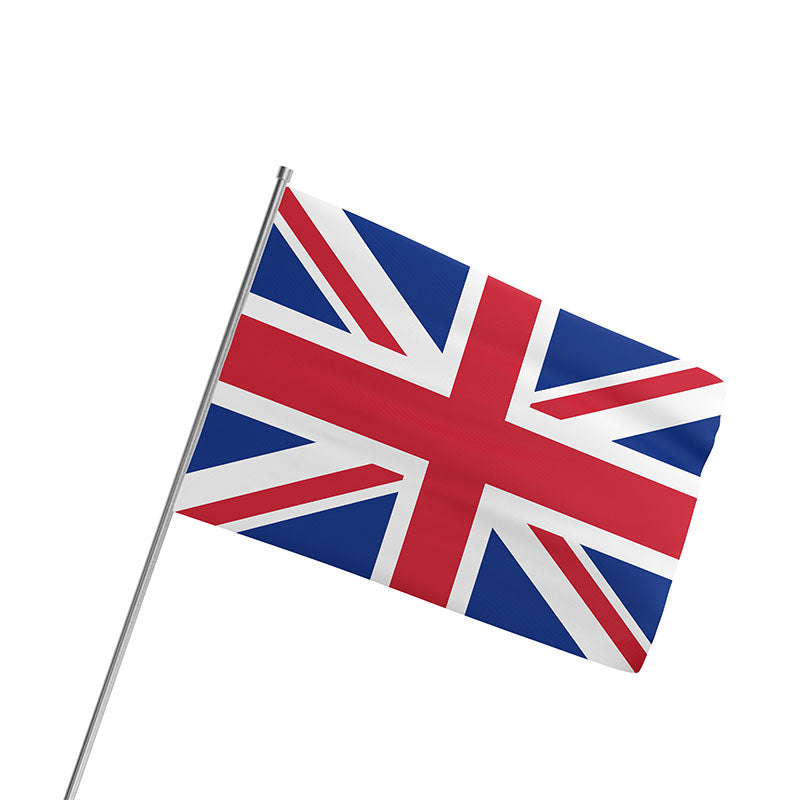 Drapeau angais à agiter