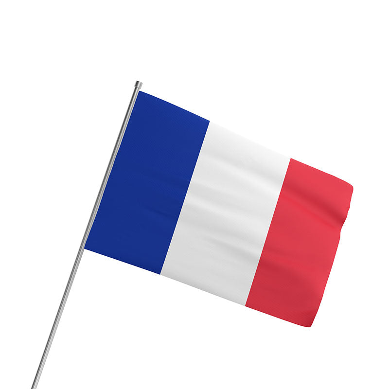 Drapeau français à agiter
