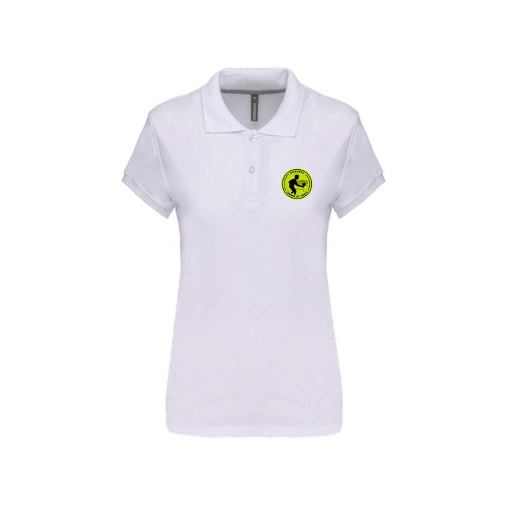 Polo manches courtes Douvres Tennis de Table pour femme blanc