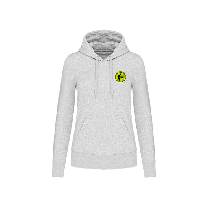 Sweat-shirt à capuche Douvres Tennis de Table pour femme gris