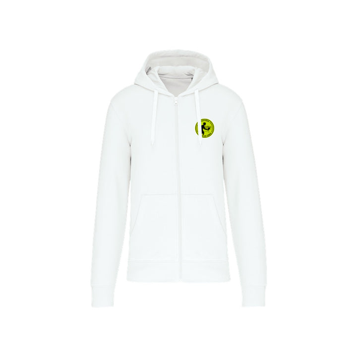 Sweat-shirt zippé Douvres Tennis de Table pour homme blanc