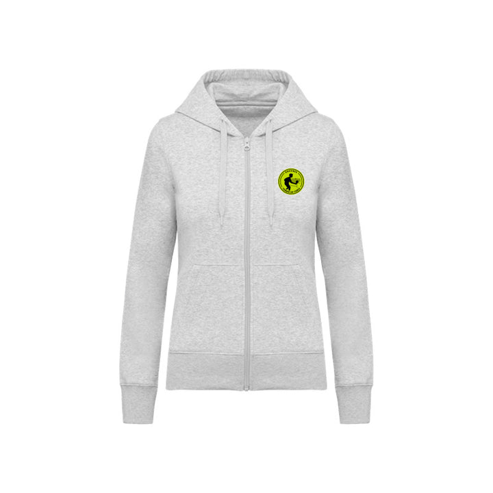 Sweat-shirt zippé Douvres Tennis de Table pour femme gris