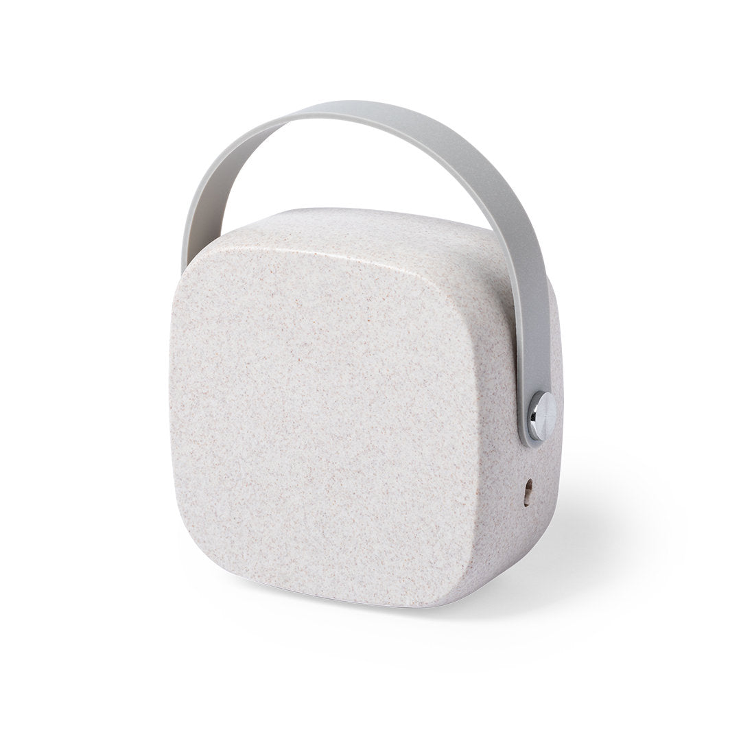 Face arrière de l'enceinte en bambou personnalisée