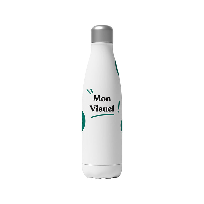 Bouteille inoxydable avec personnalisation, cadeau original pour anniversaire, entreprise ou événement promotionnel