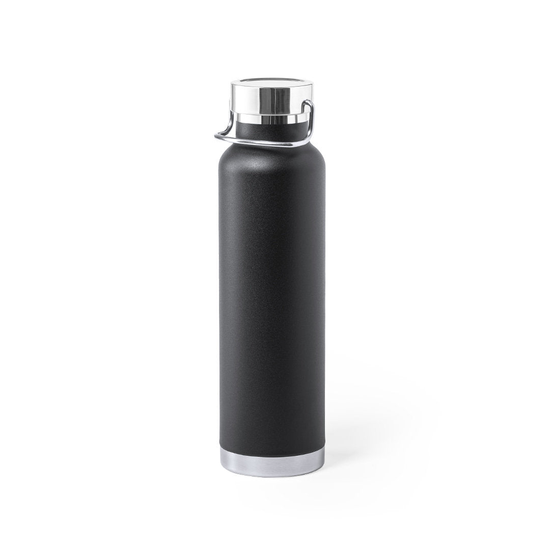 Gourde thermique noir personnalisable