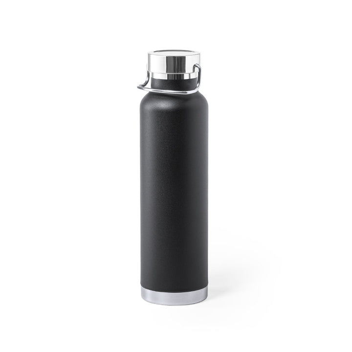 Gourde thermique noir personnalisable
