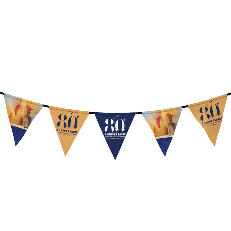 Guirlande drapeaux 80ème D-day