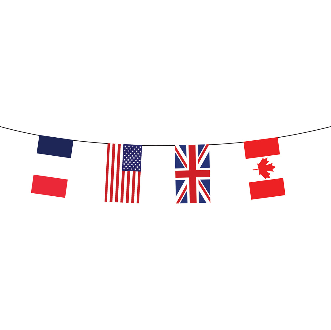 Guirlande drapeaux des Alliés