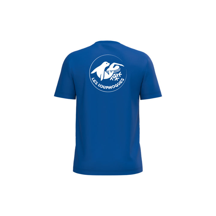 Dos du t-shirt à manches courtes Les Louphoques pour homme avec logo