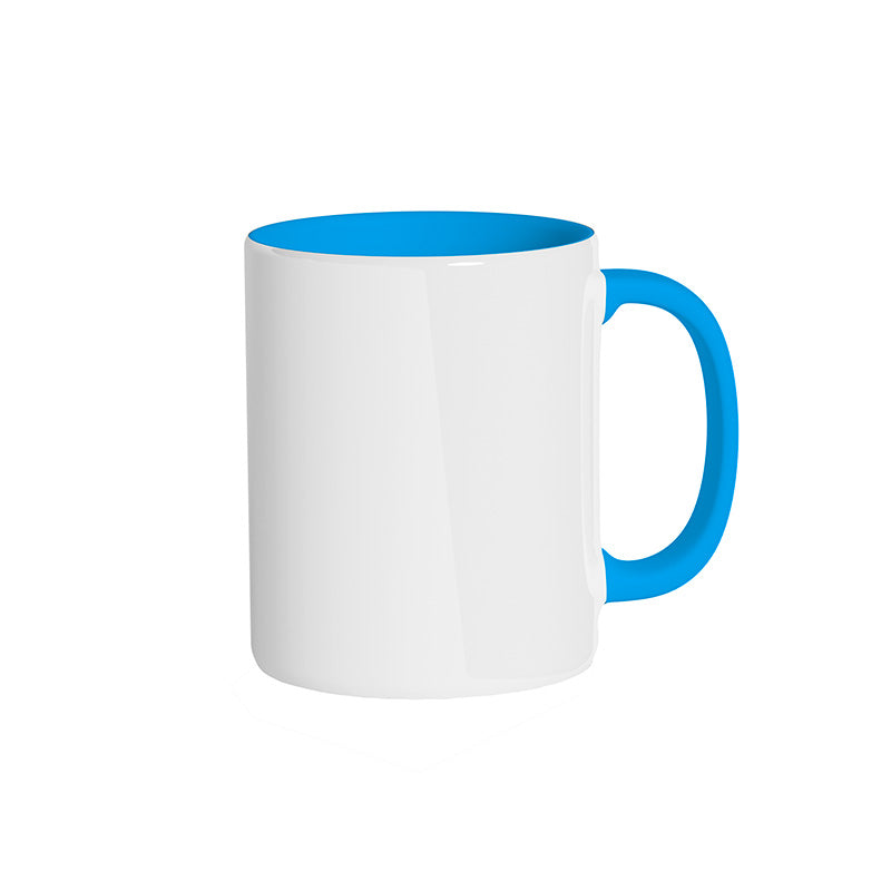 Tasse bleu clair céramique haute qualité pour promotion d'entreprise