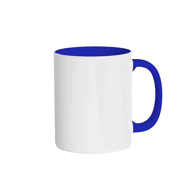 Mug bleu impression logo association