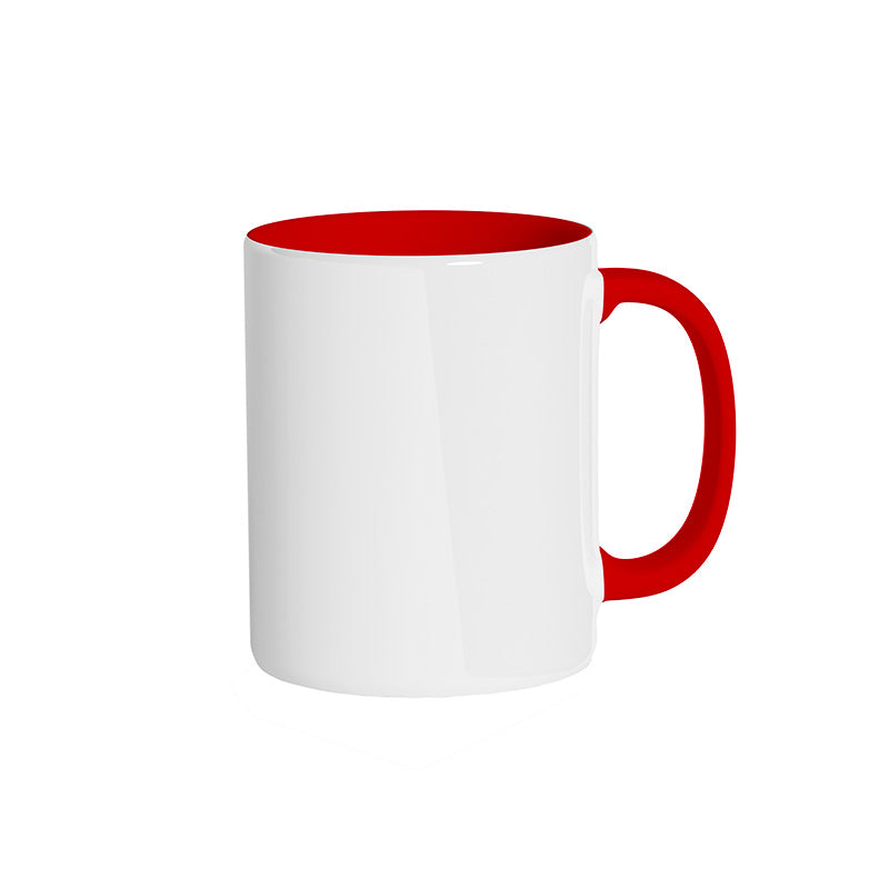 Mug rouge imprimé logo haute qualité pas cher