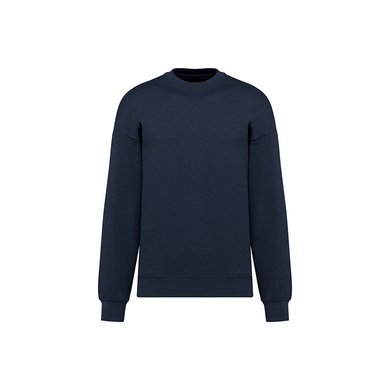 Sweat-shirt écoresponsable oversize à col rond unisexe