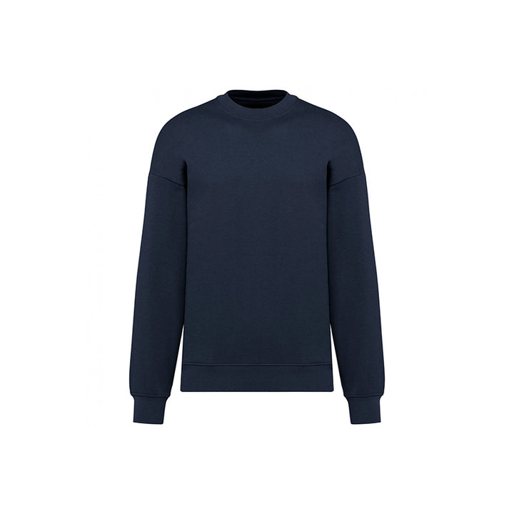 Sweat-shirt écoresponsable oversize à col rond unisexe