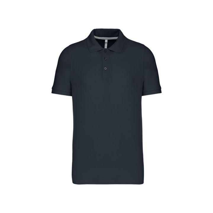 Polo à manches courtes bleu marine personnalisé pour homme