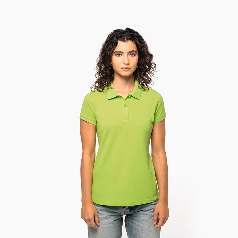 Polo à manches courtes personnalisé pour femme