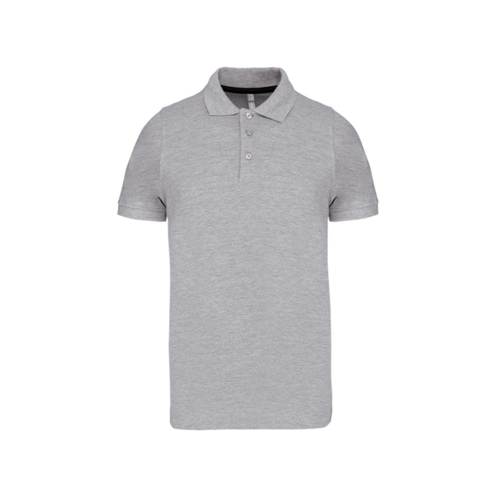 Polo à manches courtes gris personnalisé pour homme