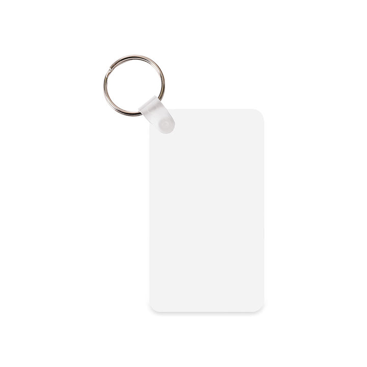 Porte-clés rectangle en bois personnalisable