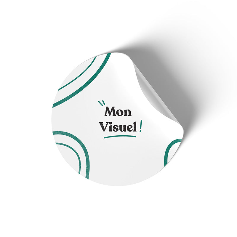 Sticker rond personnalisé
