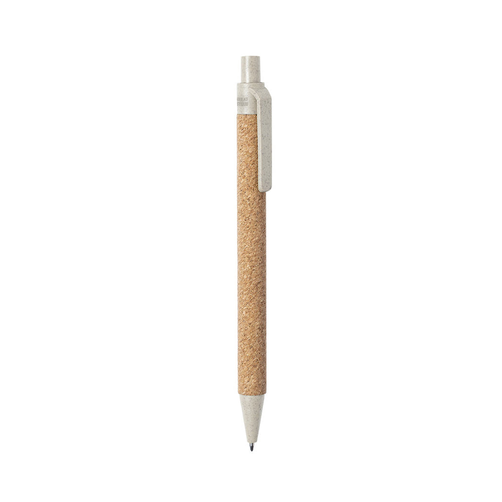 Stylo en liège blanc personnalisable
