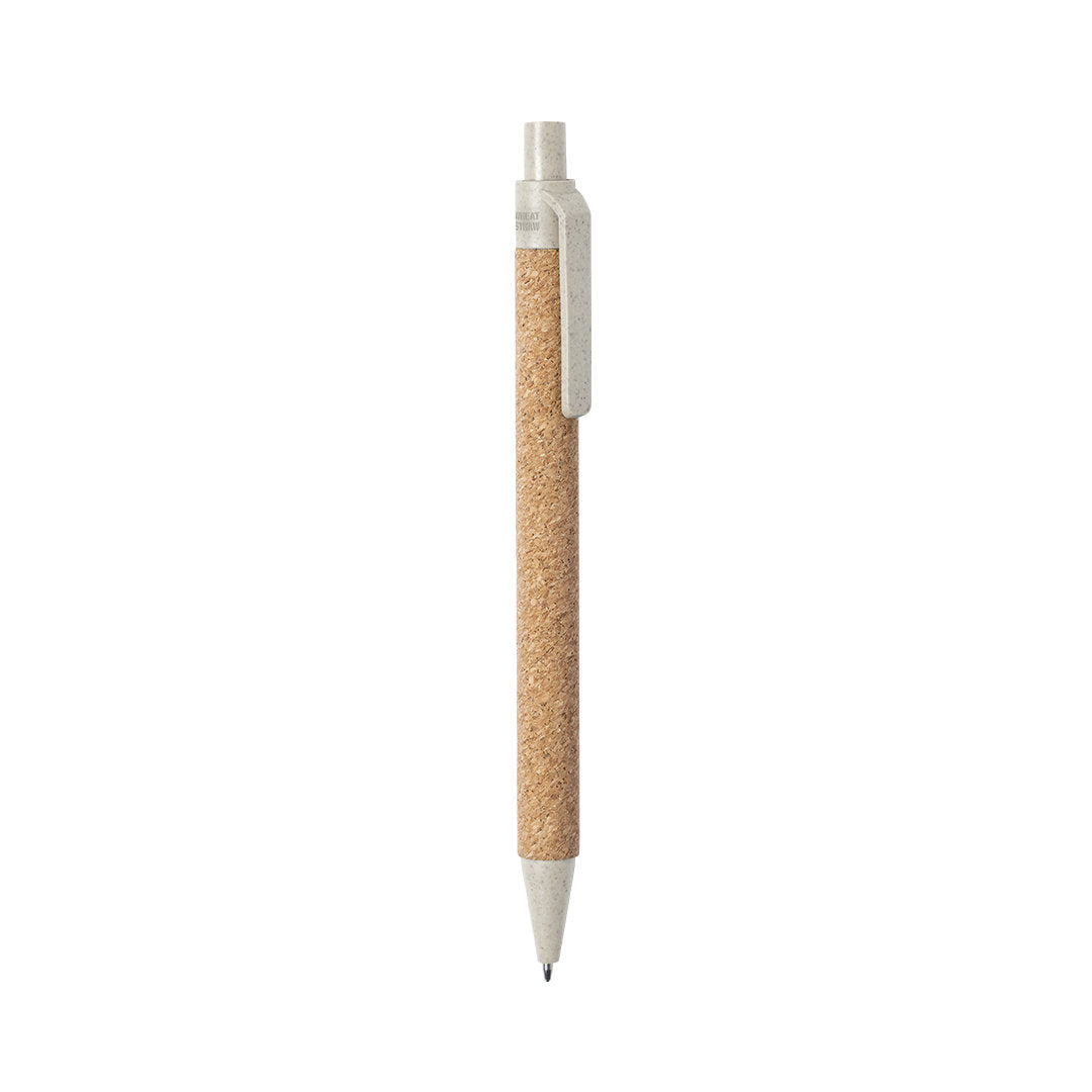 Stylo en liège blanc personnalisable