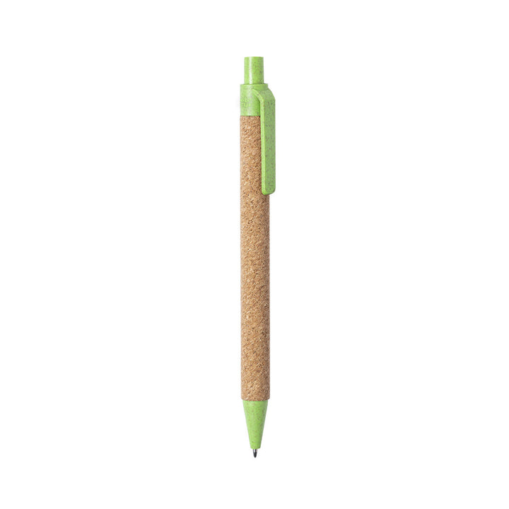 Stylo en liège vert pomme personnalisable