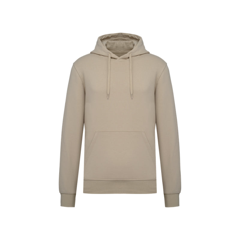 Sweat-shirt personnalisé à capuche beige pour homme